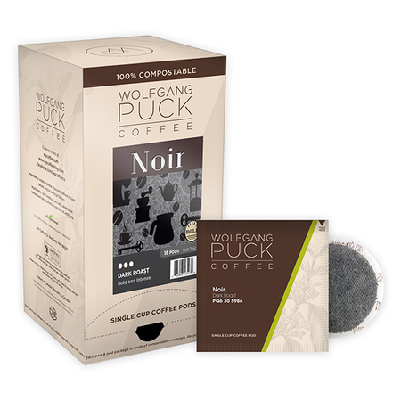 WOLFGANG PUCK COFFEE Noir Soft Coffee Pods, PK96 PK 016427
